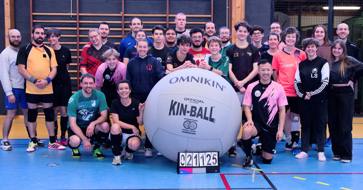 Kin-Ball verbindet – Wochenende in Nantes!