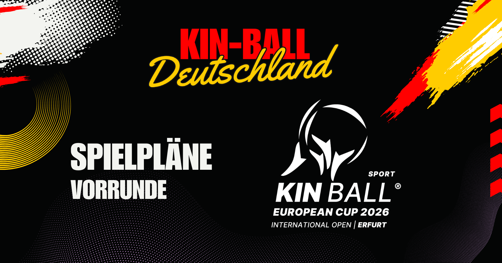 Spielpläne zur Kin-Ball Europameisterschaft/International Open 2026